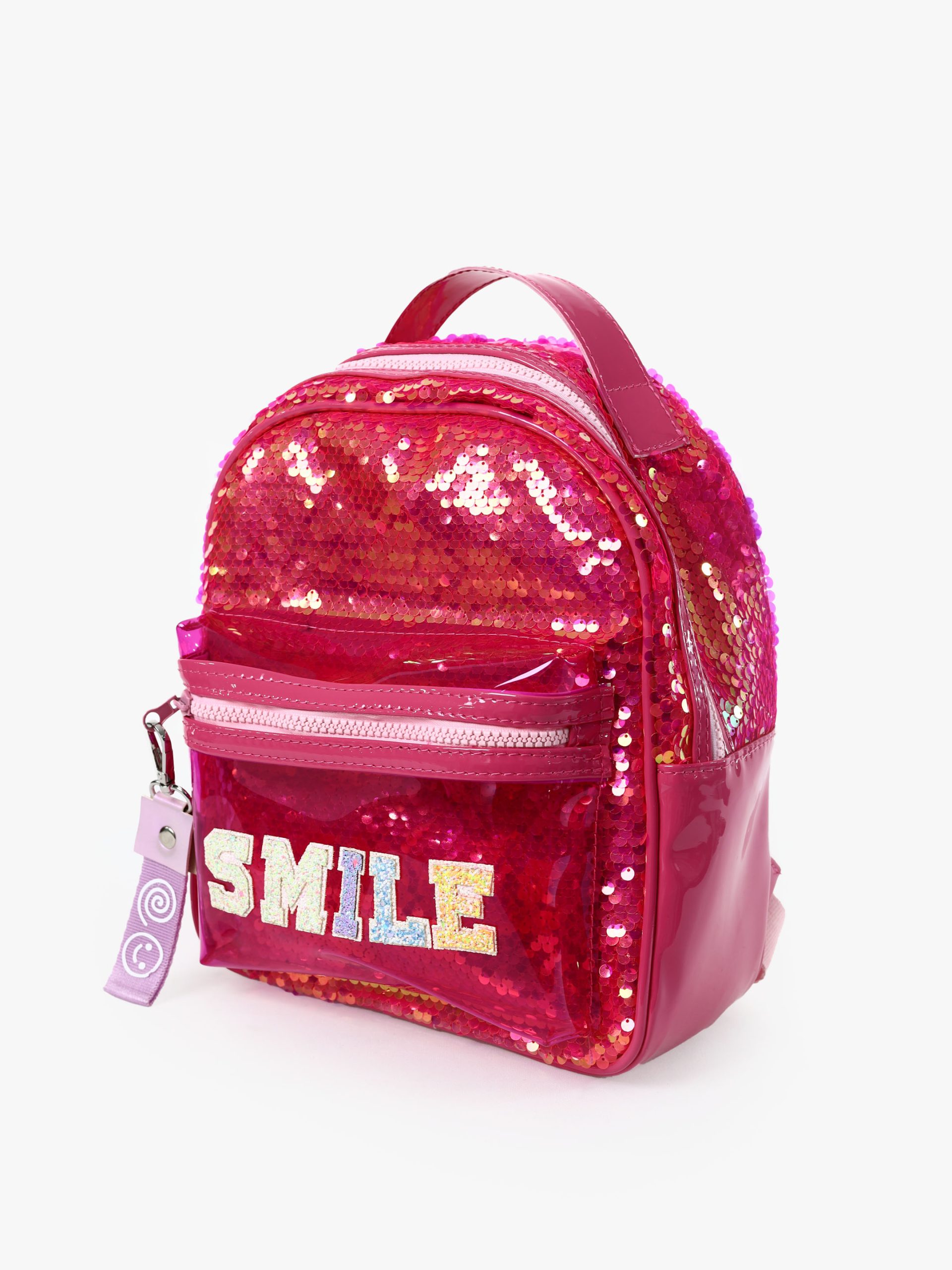 Minibag Vynil Lentejuela Fucsia