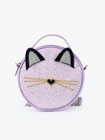 Carriel Gato Sparkie Lila