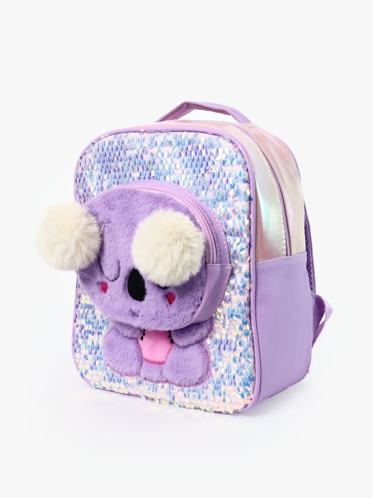 Morral Koala Lentejuela Lila