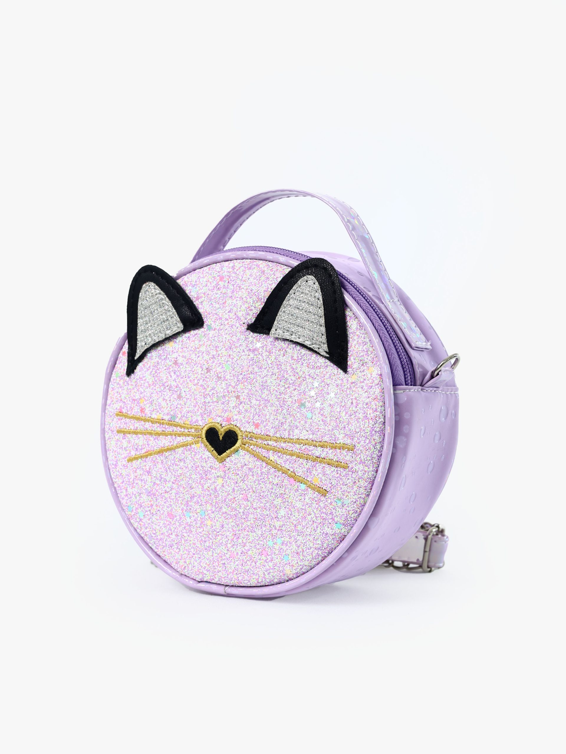 Carriel Gato Sparkie Lila