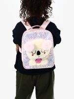 Morral Koala Lentejuela Rosado