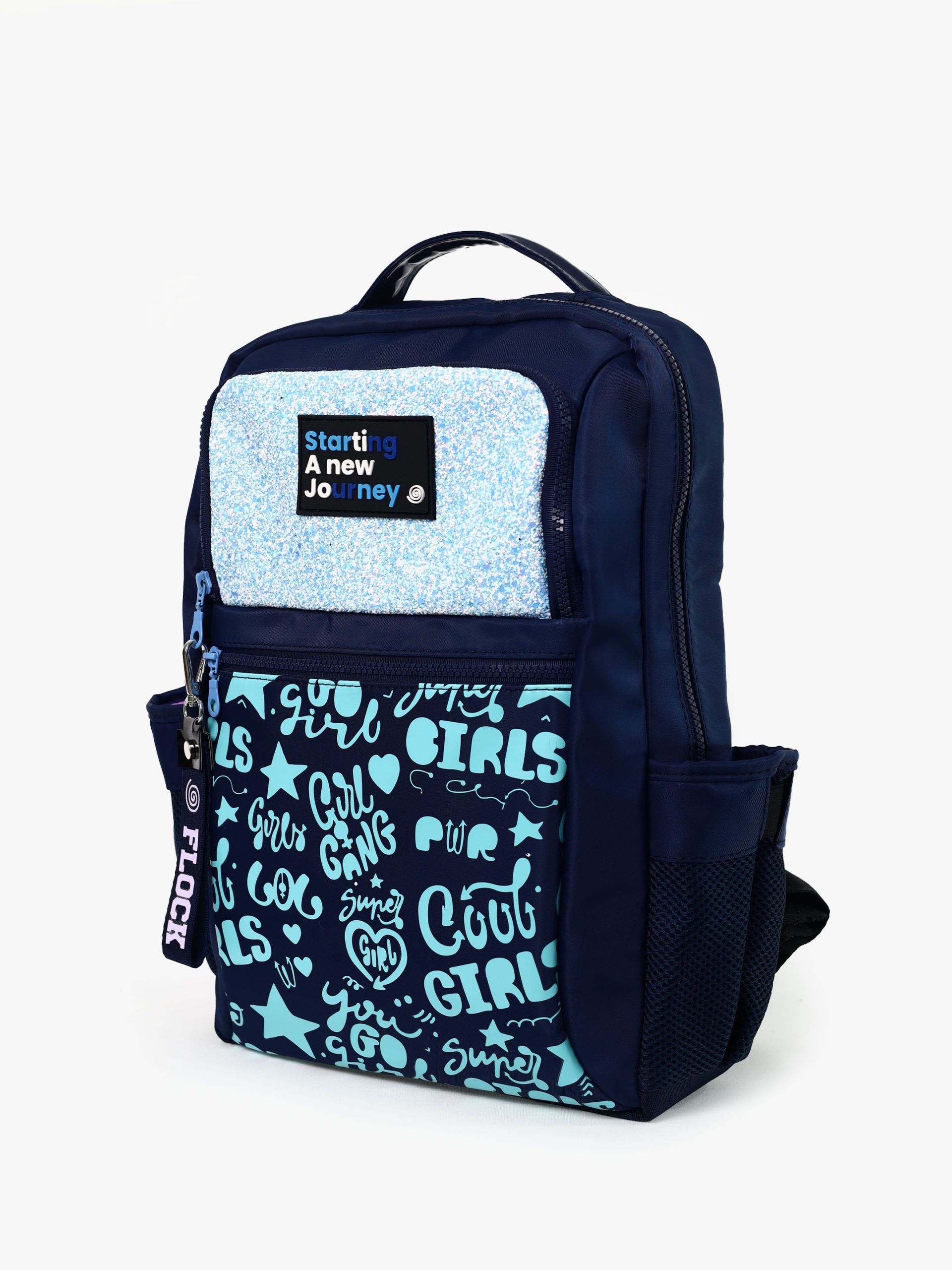 Morral Flock Doodles Azul