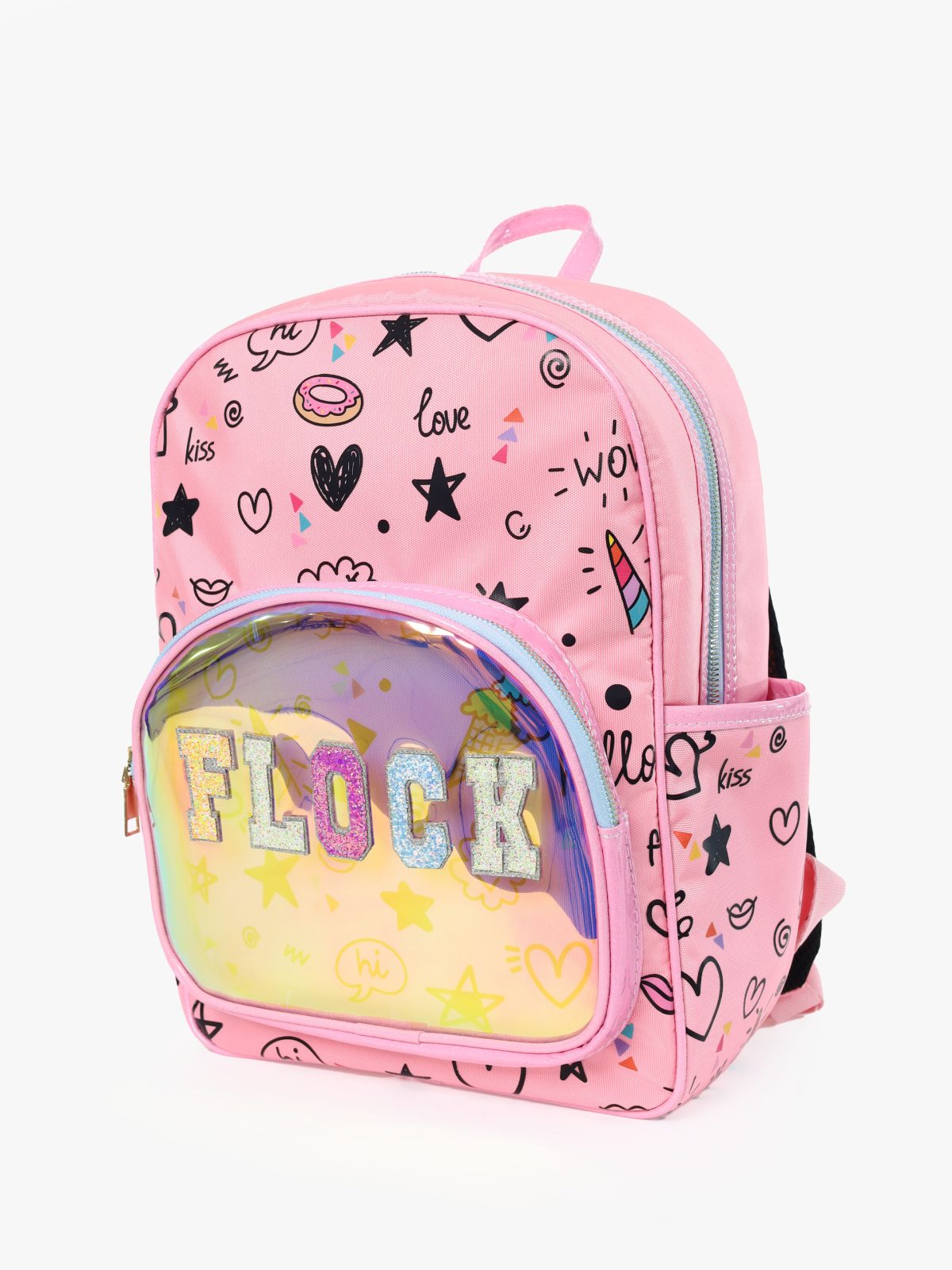 Morral Primavera Doodles Rosado Perfil