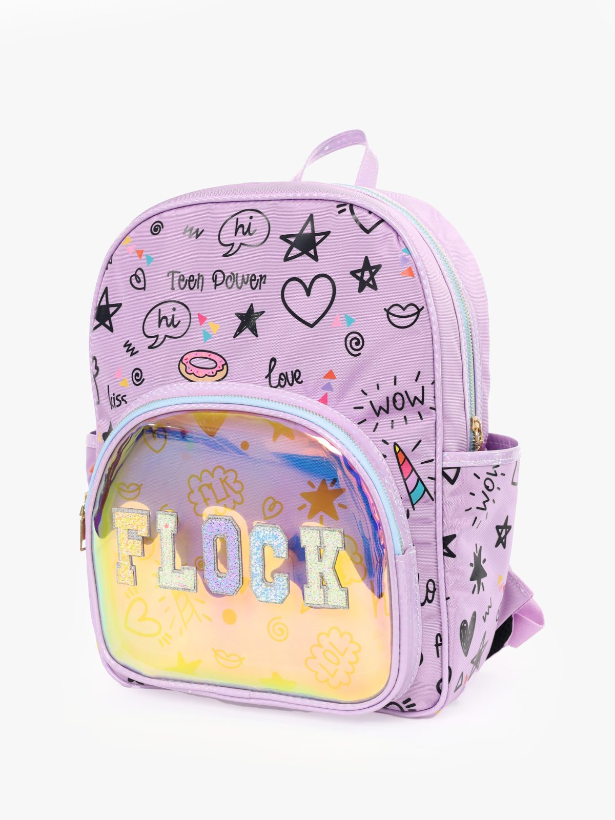 Morral Primavera Doodles Lila Perfil