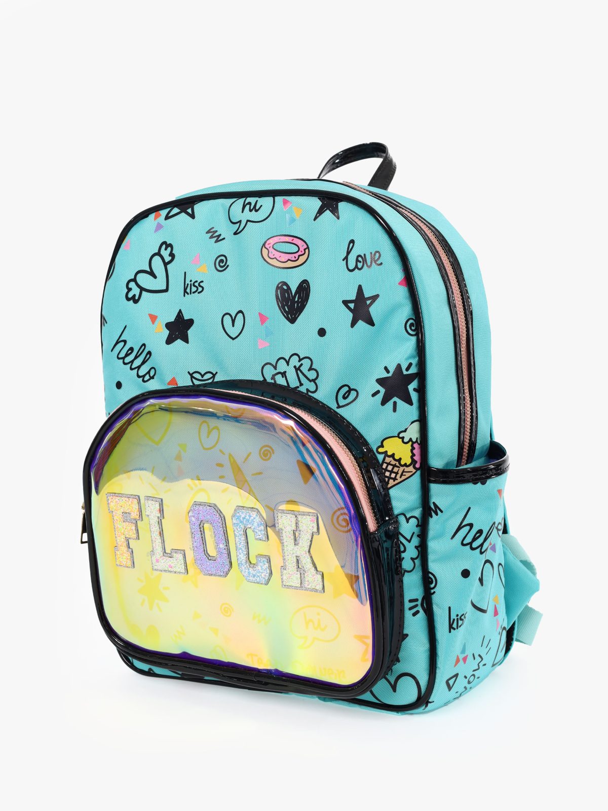 Morral Primavera Doodles Menta Perfil